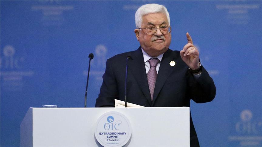Palestine president rules out US role in peace process Palestine president rules out US role in peace process