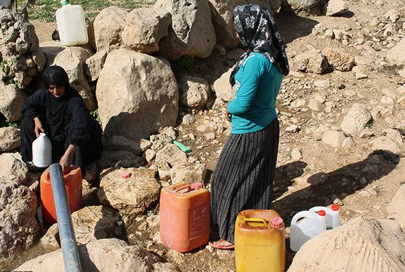 جيره بندي آب در پنج روستاي جنوب غربي شهرستان پلدختر