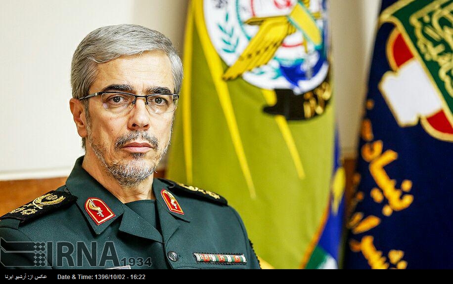 ایرانی سپہ سالار کی نئے عیسوی سال کی آمد پر غیرملکی فوجی سربراہوں کو مبارکباد ایرانی سپہ سالار کی نئے عیسوی سال کی آمد پر غیرملکی فوجی سربراہوں کو مبارکباد