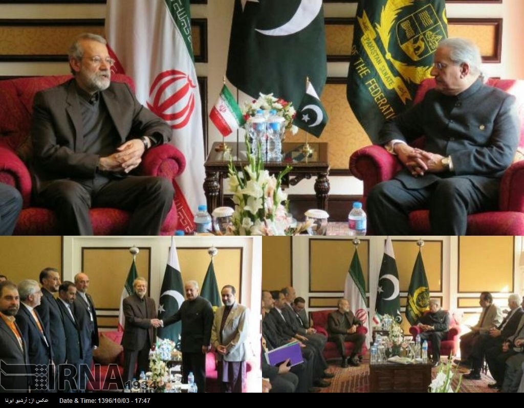 حالیہ تبدلیوں سے پاک ایران تعاون کی مزید توسیع کیلئے فضا فراہم ہوگئی: پاکستانی چیئرمین سینیٹ حالیہ تبدلیوں سے پاک ایران تعاون کی مزید توسیع کیلئے فضا فراہم ہوگئی: پاکستانی چیئرمین سینیٹ