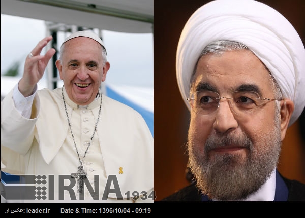 Президент Рухани поздравил Папу Римского с Рождеством