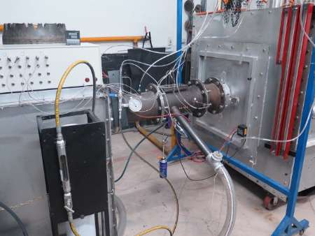 طراحي و ساخت دستگاه آزمونگر محفظه احتراق توربين گاز