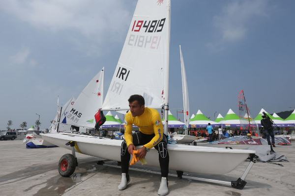 Iranian sailor ranks 1st in World Race Asian section Iranian sailor ranks 1st in World Race Asian section