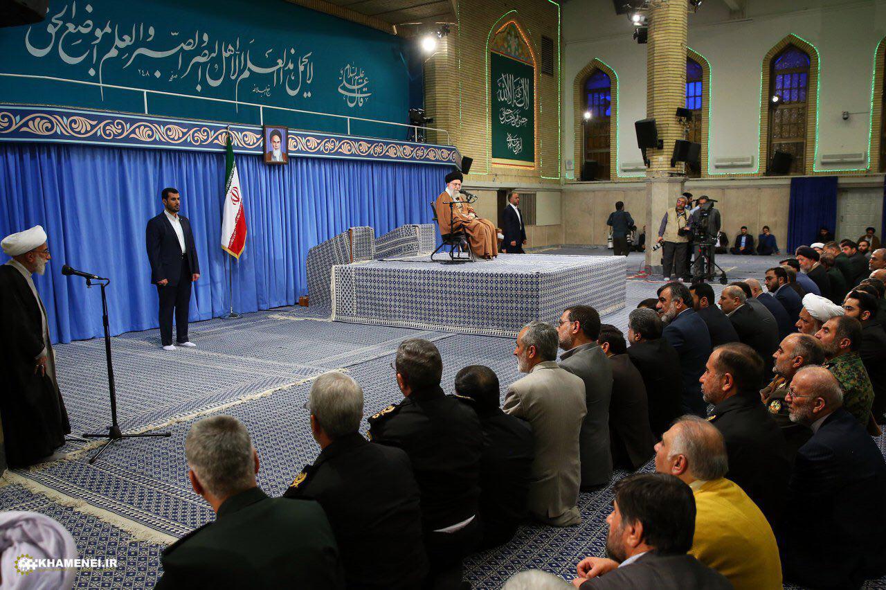 Iran Leader recieves officials in charge of Islamic publicity Iran Leader recieves officials in charge of Islamic publicity