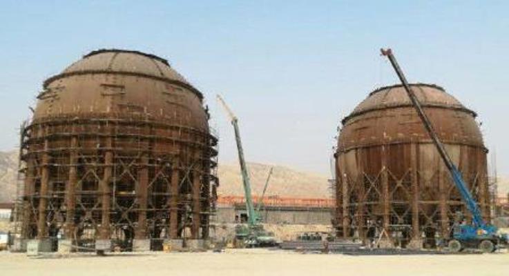 Iranian company builds biggest storage tanks ever made in ME