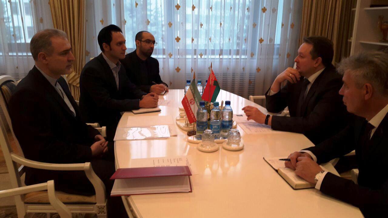 Iran Envoy, Minsk mayor discuss bilateral ties Iran Envoy, Minsk mayor discuss bilateral ties