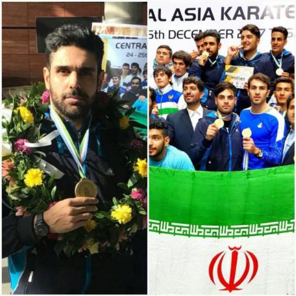 Iran karateka clinches gold in Central Asia Champs