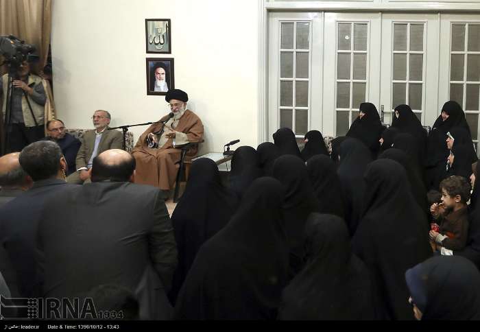 Iran Supreme Leader receives martyrs’ families Iran Supreme Leader receives martyrs’ families