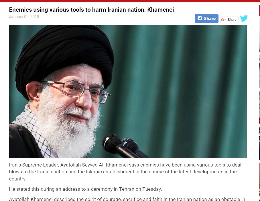 Pak media give wide coverage to Iran Supreme Leader’s remarks Pak media give wide coverage to Iran Supreme Leader’s remarks