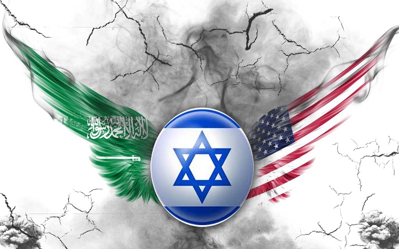 Riyadh-Washington-Tel Aviv triangle supporting Iran riots Riyadh-Washington-Tel Aviv triangle supporting Iran riots