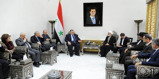 Tehran, Damascus fighting terrorism in same front: Syrian speaker Tehran, Damascus fighting terrorism in same front: Syrian speaker