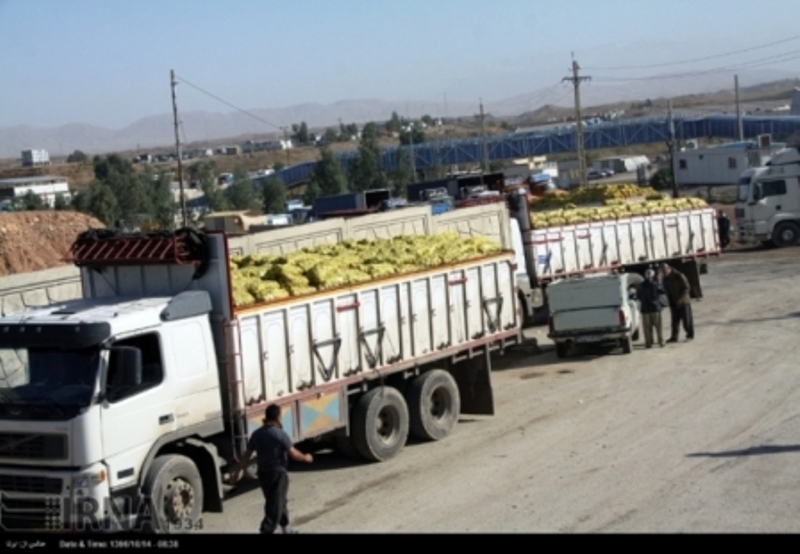 Non-oil goods worth $519m exported through west Iran border in 9 months Non-oil goods worth $519m exported through west Iran border in 9 months