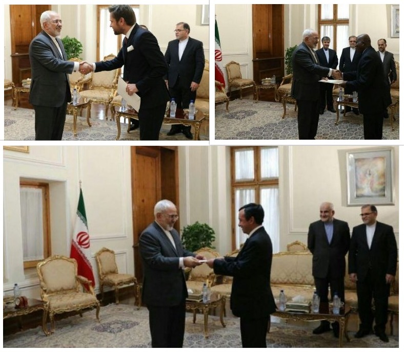 Zarif receives new envoys of Chile, Poland, Ghana Zarif receives new envoys of Chile, Poland, Ghana