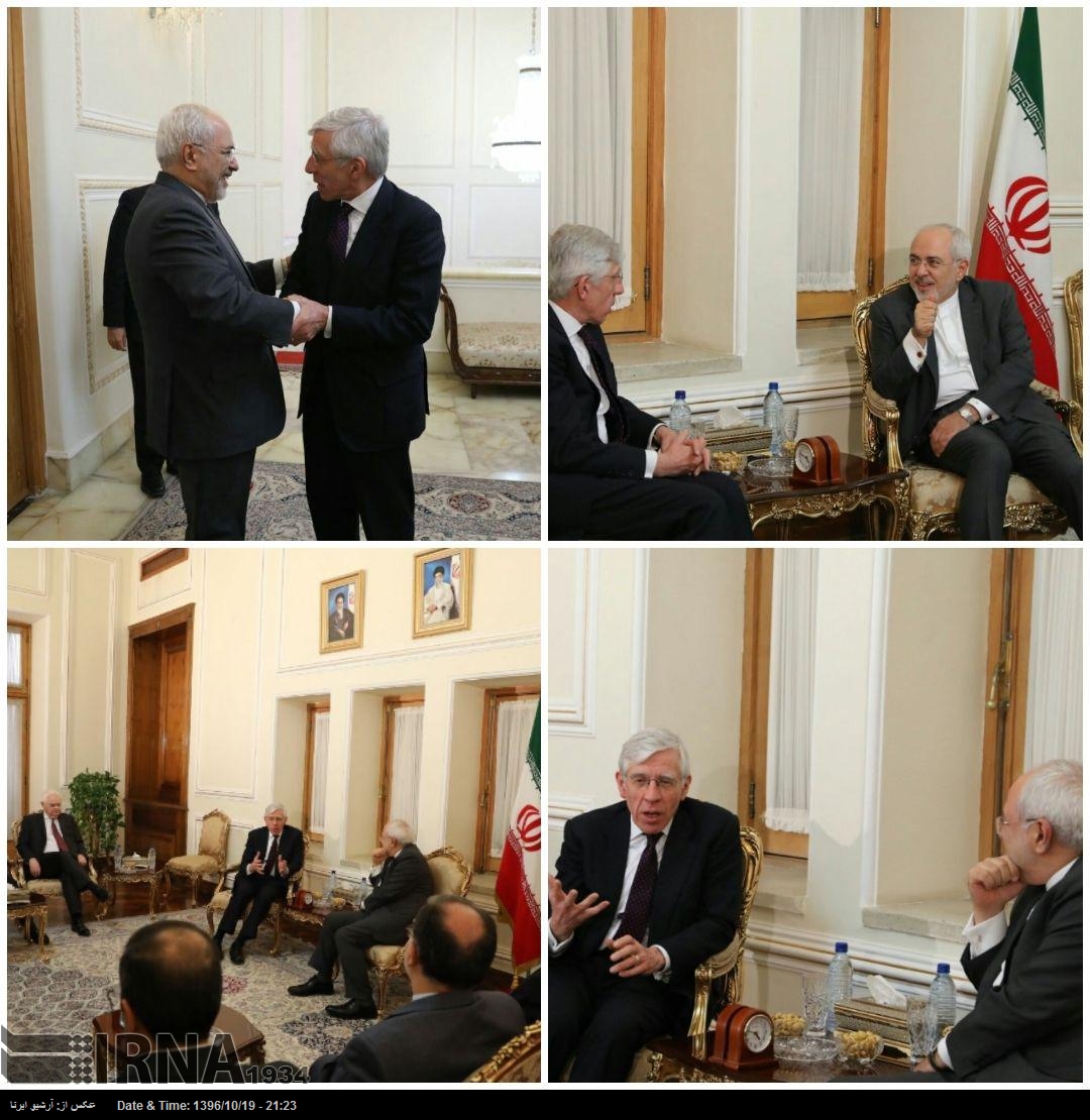 Straw ve Zarif görüştü Straw ve Zarif görüştü