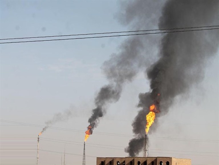 منشا آلودگی محیط زیستی خوزستان فلرهای نفتی نیست