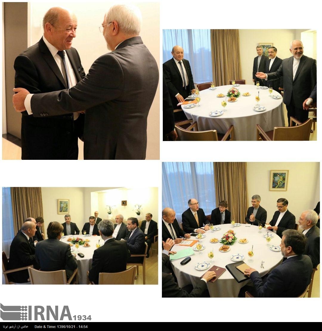 Zarif ve Fransa Dışişleri Bakanı görüştü Zarif ve Fransa Dışişleri Bakanı görüştü