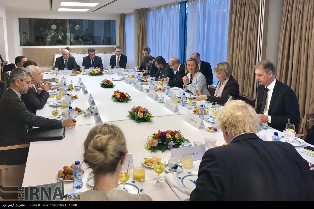 Zarif ve Avrupalı taraflar KOEP’in uygulanmasını incelediler Zarif ve Avrupalı taraflar KOEP’in uygulanmasını incelediler