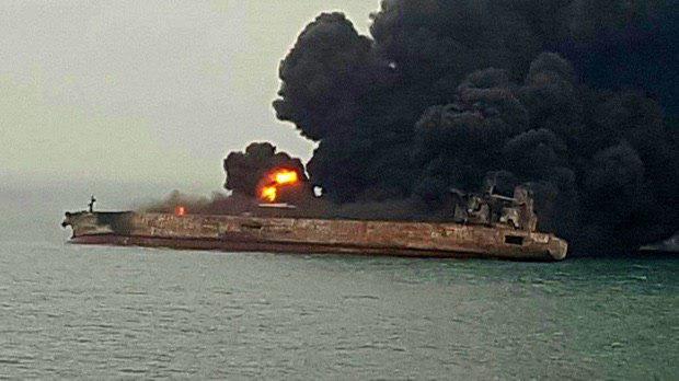 Iran calls for int'l assistance to contain tanker fire Iran calls for int'l assistance to contain tanker fire