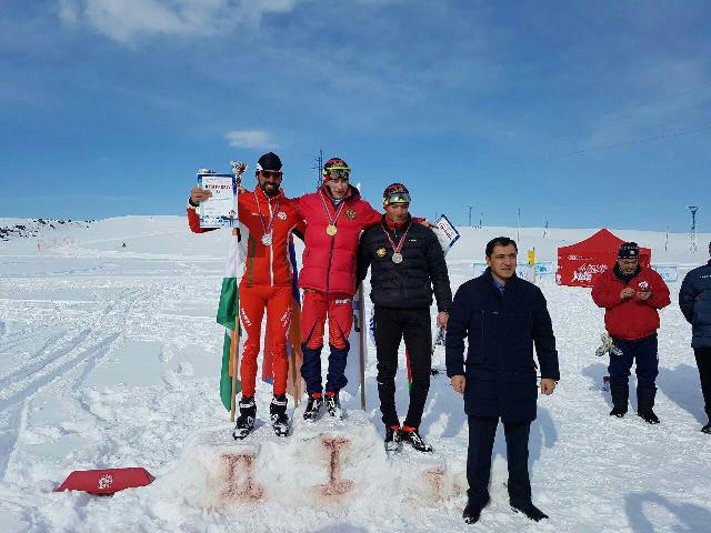 Iran skier runner up in Armenian Champs Iran skier runner up in Armenian Champs