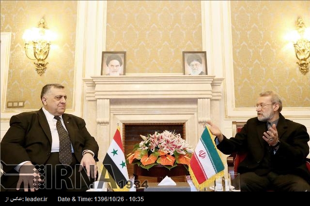 Laricani: Suriye milletinin direnişi takdire şayandır Laricani: Suriye milletinin direnişi takdire şayandır