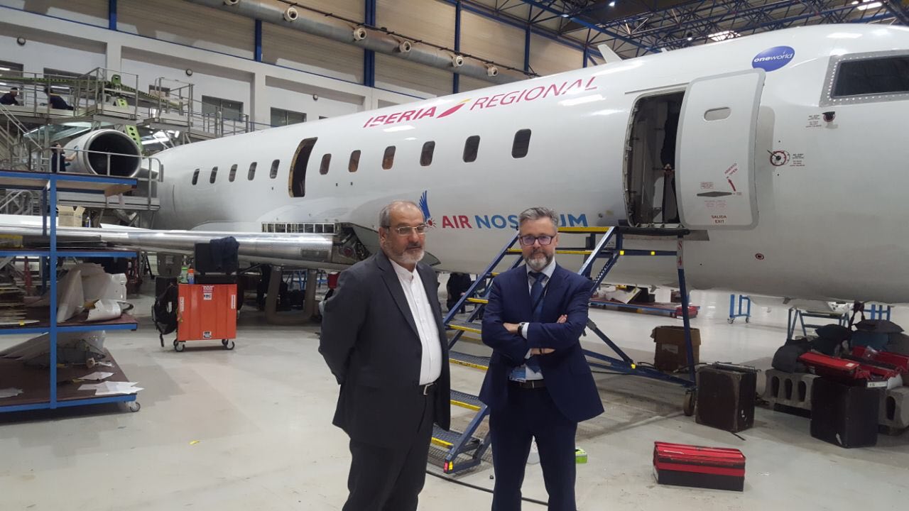 Iran's Qeshm eying aviation ties with Spain Iran's Qeshm eying aviation ties with Spain