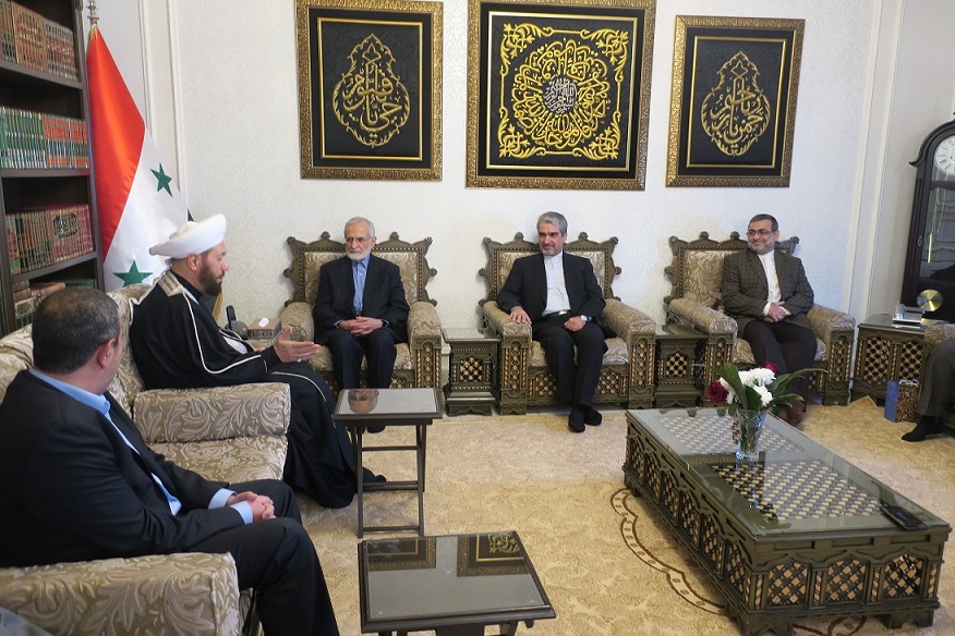 Damascus grand mufti praises Tehran support for Syria Damascus grand mufti praises Tehran support for Syria