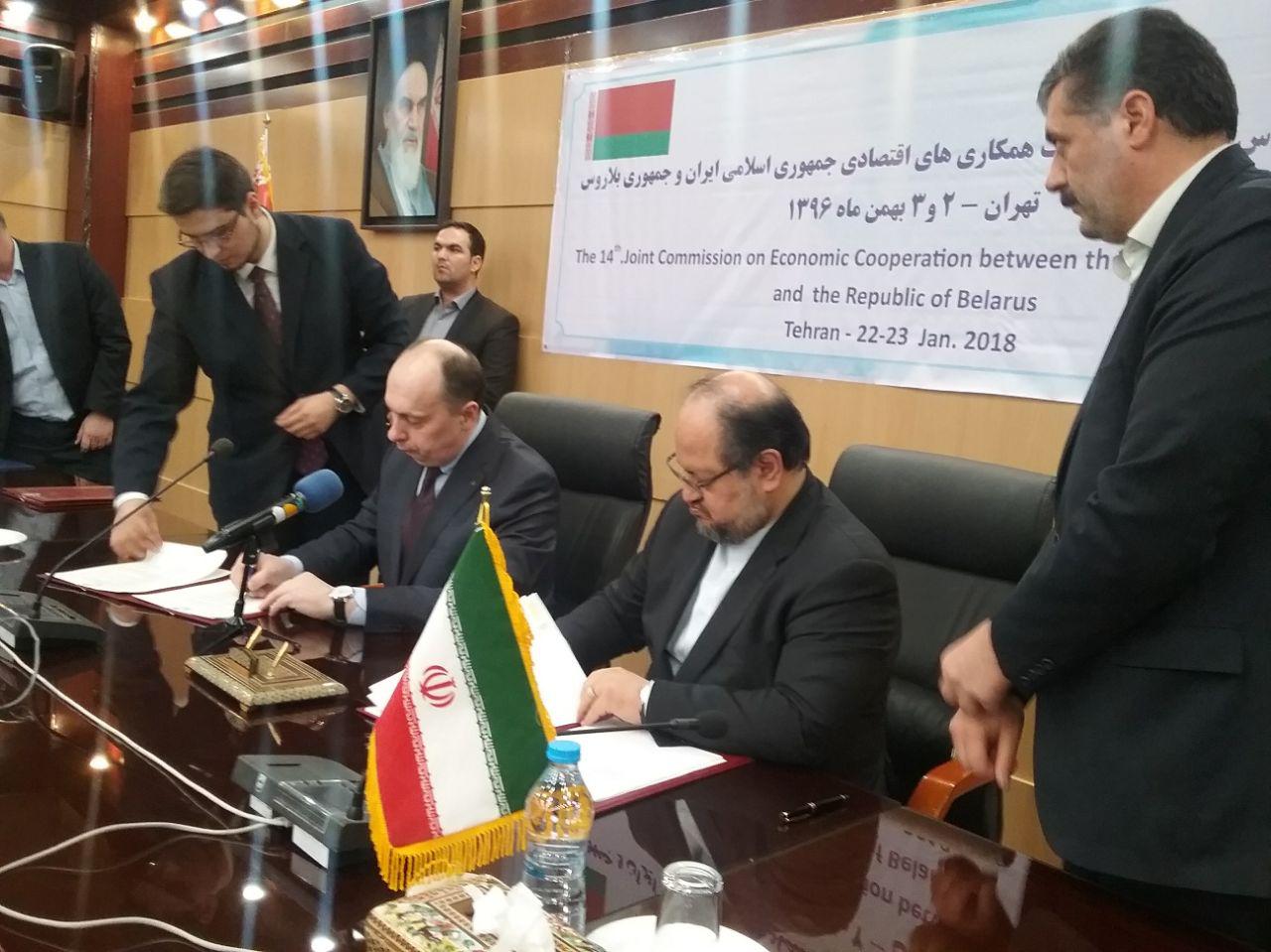 Iran, Belarus sign 8 cooperation agreements Iran, Belarus sign 8 cooperation agreements