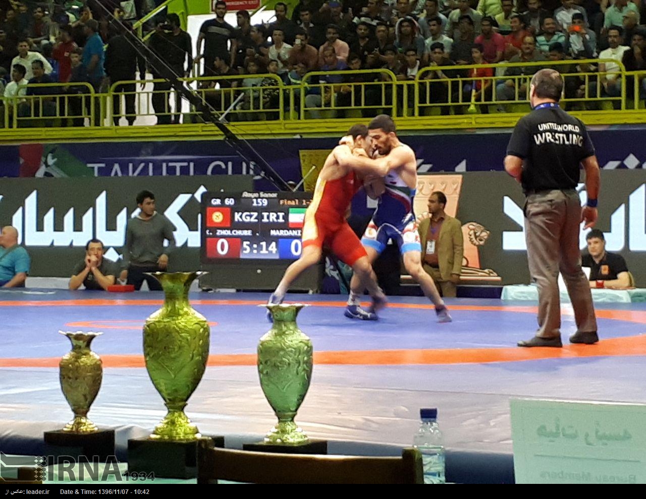 Irán consigue proclamarse campeón de la Copa Tajti de Lucha Grecorromana