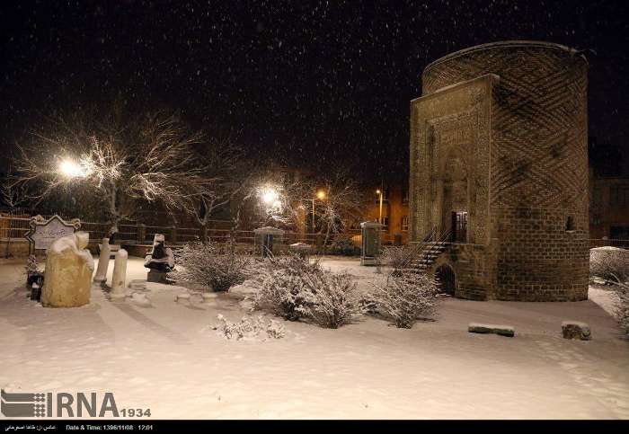 ارومیه- بارش متوالی برف در دو روز گذشته