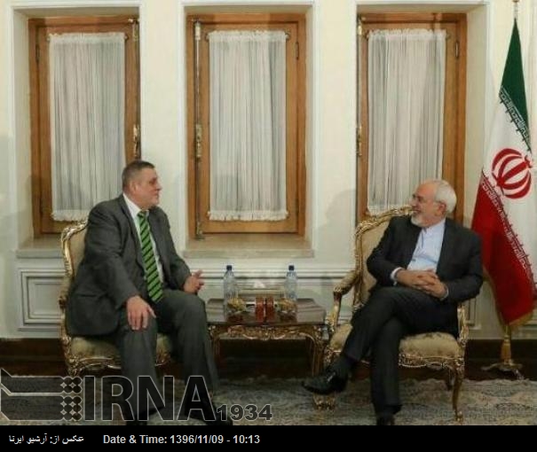 Zarif ve Kubiş görüştü Zarif ve Kubiş görüştü