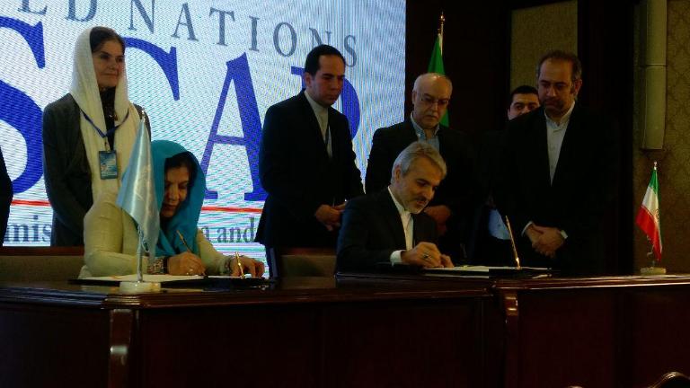 Iran, UN sign MoU to open APDIM office in Tehran Iran, UN sign MoU to open APDIM office in Tehran