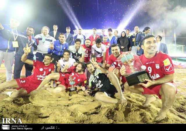 Iran wins Persian Cup beach soccer Iran wins Persian Cup beach soccer