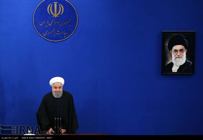 روحانی : الشعب الایرانی قرر ان یتحرر بعد قرون من سطوة الاستبداد روحانی : الشعب الایرانی قرر ان یتحرر بعد قرون من سطوة الاستبداد