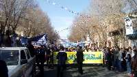 راهپیمایی 22 بهمن در استان یزد آغاز شد