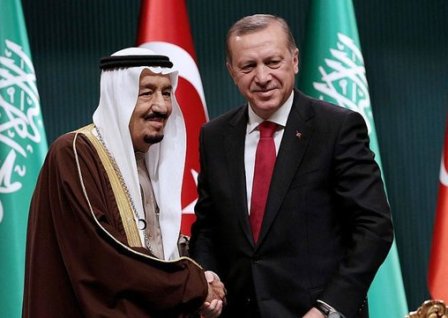 اردوغان در تماس تلفني با شاه عربستان بر ضرورت حل سياسي بحران سوريه تاكيد كرد