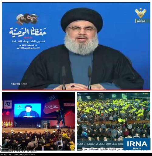 ایران، لبنان کے اندرونی معاملات میں مداخلت نہیں کرتا ہے: سربراہ حزب اللہ