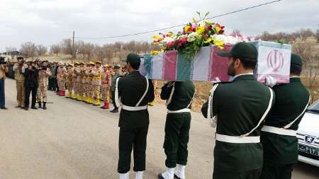 پيكر مطهر شهيد گمنام وارد ياسوج شد