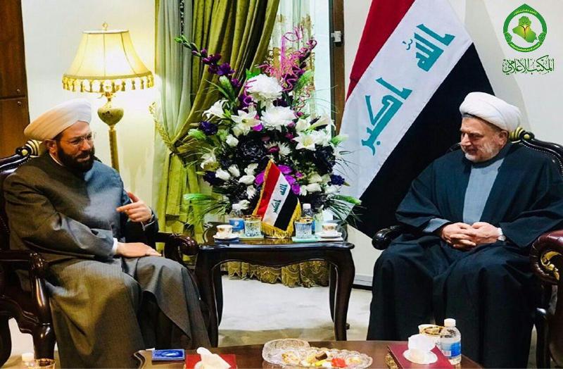 الشيخ حمودي ومفتي سوريا يشددان علي مواجهة المخططات الصهيونية في المنطقة الشيخ حمودي ومفتي سوريا يشددان علي مواجهة المخططات الصهيونية في المنطقة
