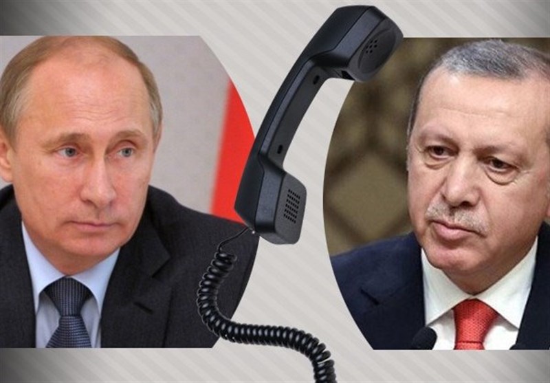 پوتین و اردوغان بر افزایش هماهنگی ایران، روسیه و تركیه در مورد مناطق امن سوریه تاكید كردند