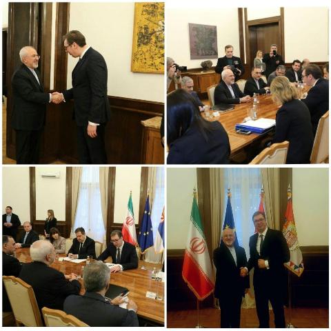 الرئیس الصربی ووزیر الخارجیة الایرانی یؤكدان علي تطویر العلاقات بین البلدین الرئیس الصربی ووزیر الخارجیة الایرانی یؤكدان علي تطویر العلاقات بین البلدین