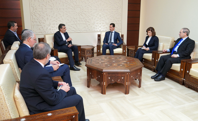 Assad hebt Koordination zwischen Syrien und befreundeten Staaten hervor Assad hebt Koordination zwischen Syrien und befreundeten Staaten hervor