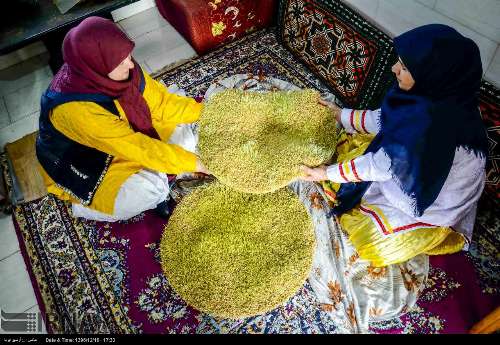 Preparación del Samanu en el norte de Irán