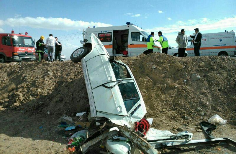 حادثه رانندگي در محور تبريز _ اروميه 6 مصدوم به جا گذاشت