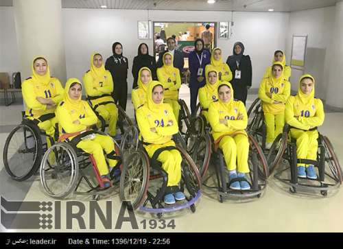 El equipo femenino de baloncesto en silla de ruedas de Irán se proclama campeón del torneo asiático