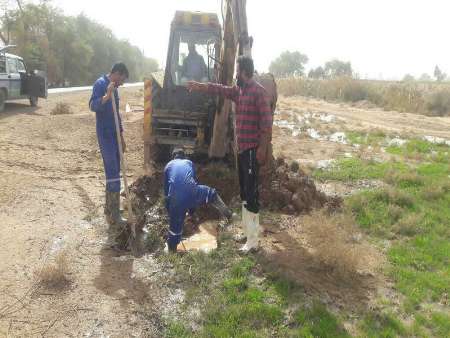 كيفيت آب آشاميدني 1100 خانوار روستايي در انديمشك بهبود يافت