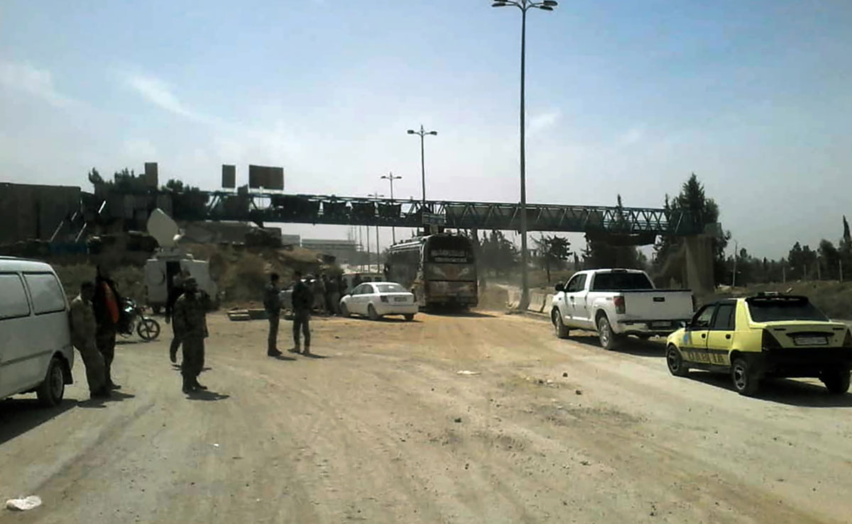 مدينة حرستا في الغوطة الشرقية اصبحت خالية من الإرهاب