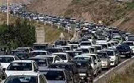ترافيك در محورهاي اصلي مازندران منتهي به تهران سگنين است