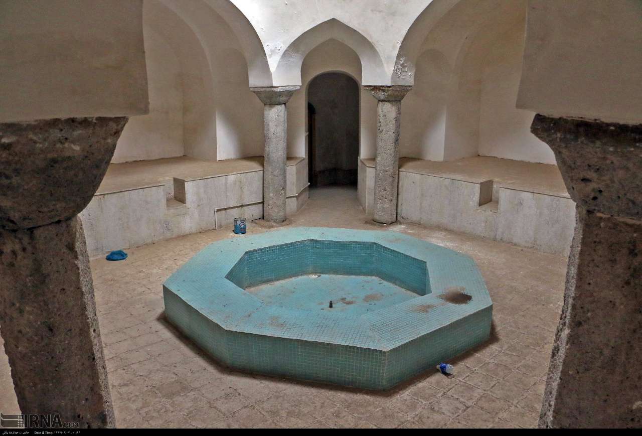 حمام تاريخي زرين رود - ایرنا