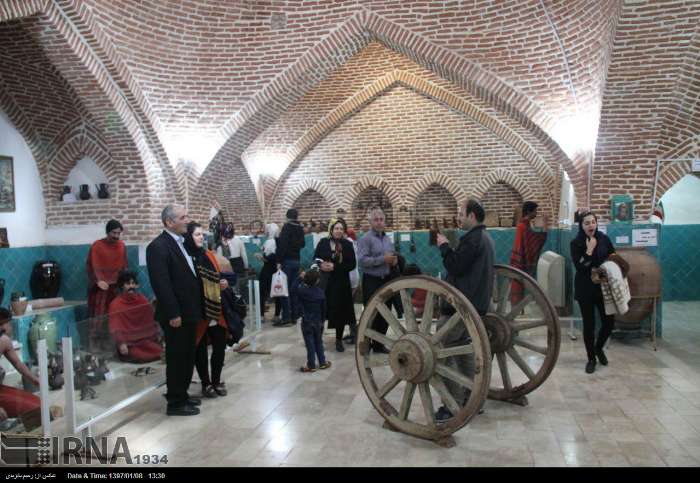 ۸۵۰ گردشگر از موزه مردم‌شناسی مهاباد بازدید کردند