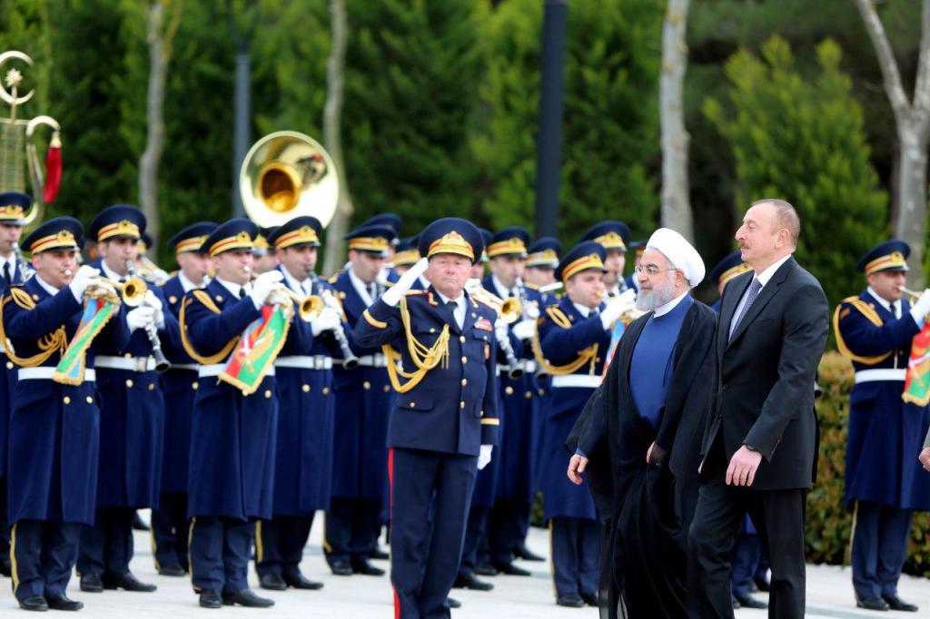 Präsident Rouhani in Aserbaidschan offiziell empfangen Präsident Rouhani in Aserbaidschan offiziell empfangen
